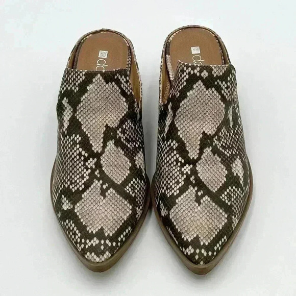 Dolcetta Shoes - Python Print Mules | Size 7.5 | Great Condition